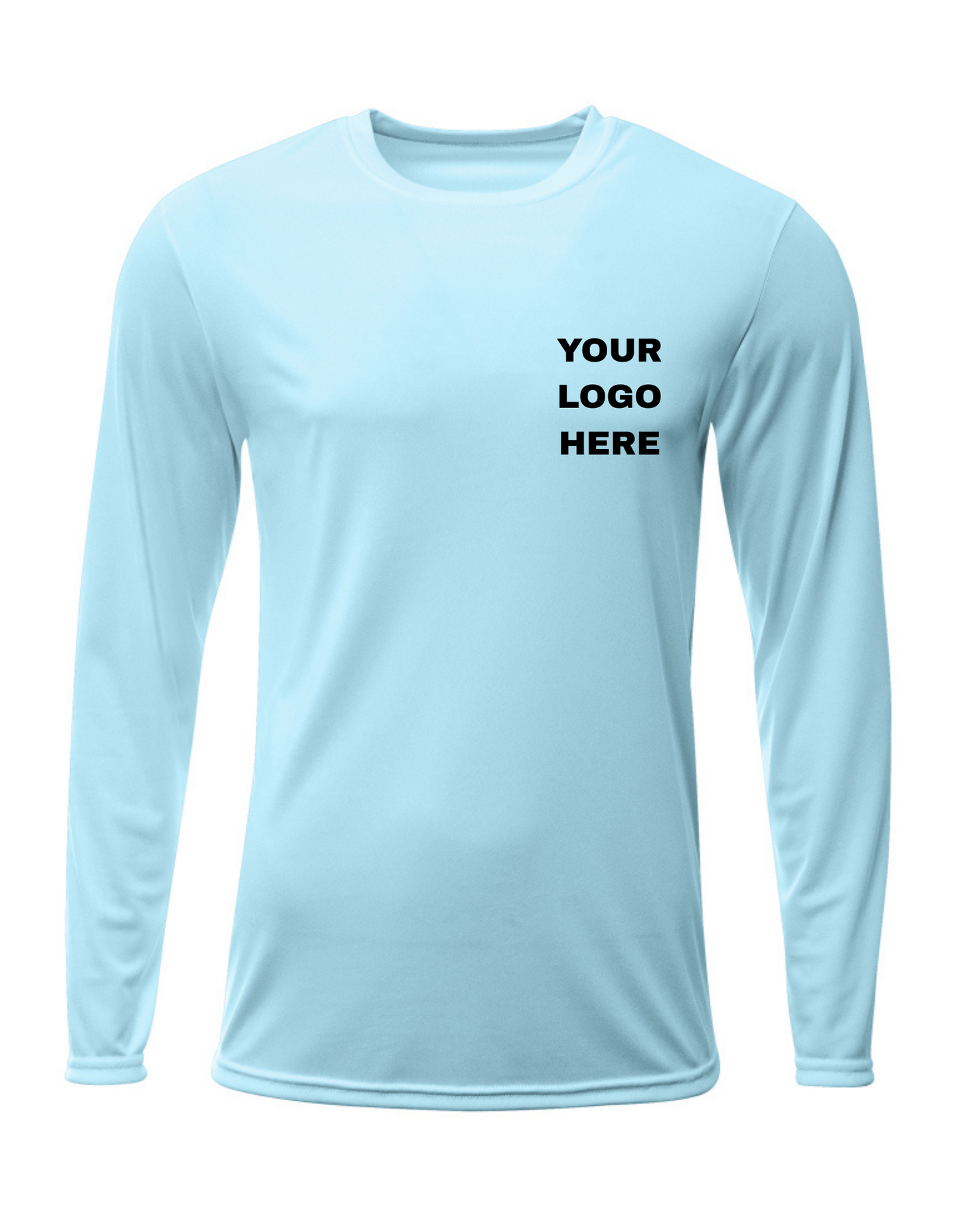 Adult Polyester Performance Long Sleeve T-Shirt UPF 44+